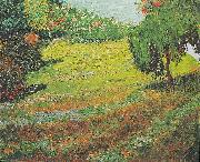 Vincent Van Gogh Garten mit Trauerweide Sweden oil painting artist